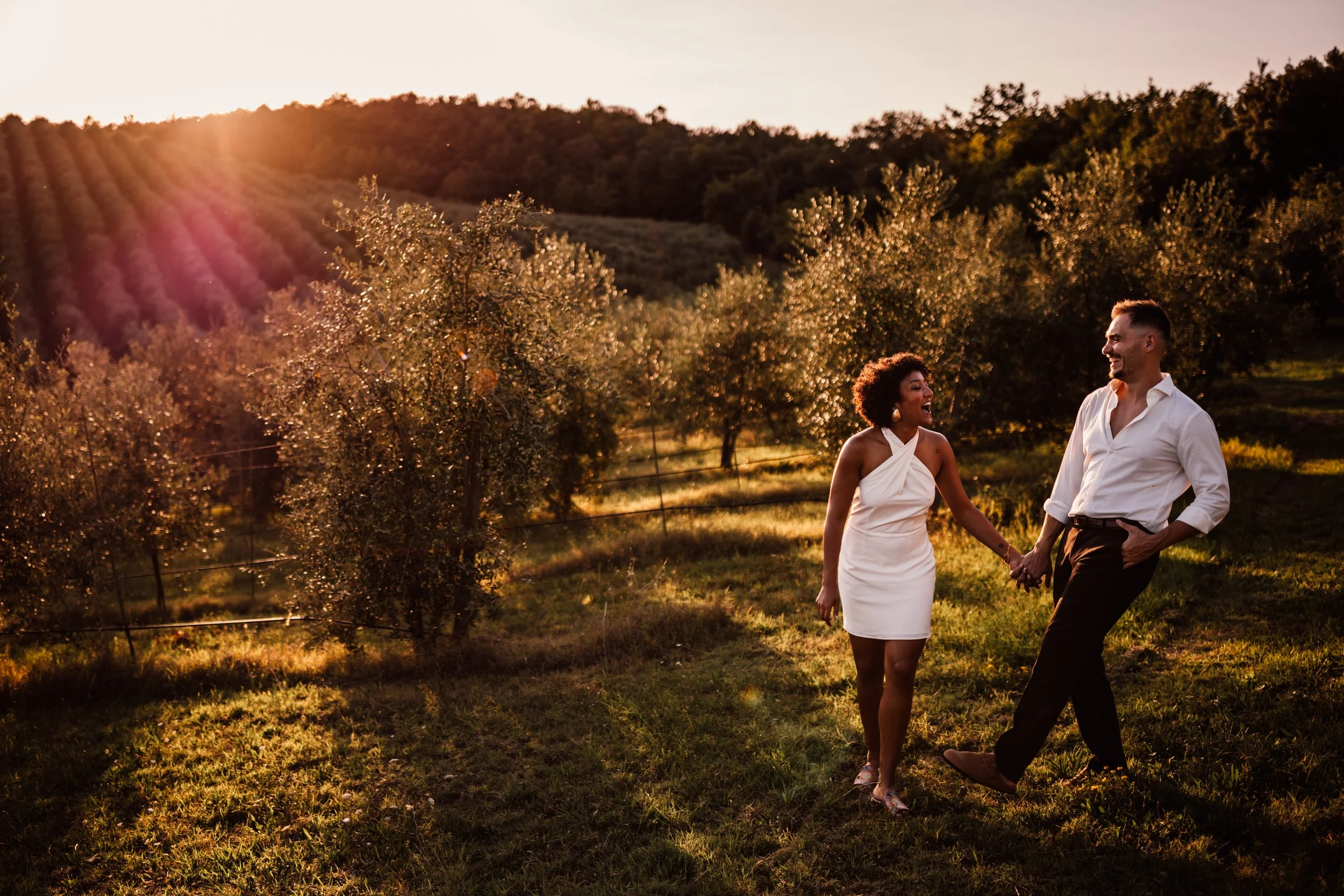 Liv and Cam's destination wedding in Umbria, Italy